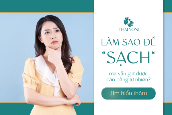 Vệ sinh vùng kín đúng cách