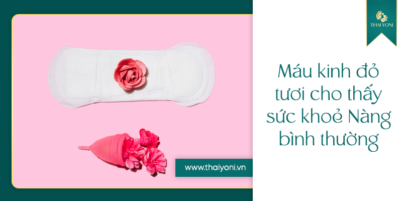 Màu kinh nguyệt nói lên điều gì? 6 dấu hiệu Nàng cần biết 1 Mau kinh do tuoi cho thay suc khoe Nang binh thuong